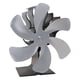 thumbnail image 4 of Ventilador De Estufa De 6 Aspas Accionado Por Calor Eco Amistoso Ventilador De Chimenea Eficacia Plata, 4 of 5