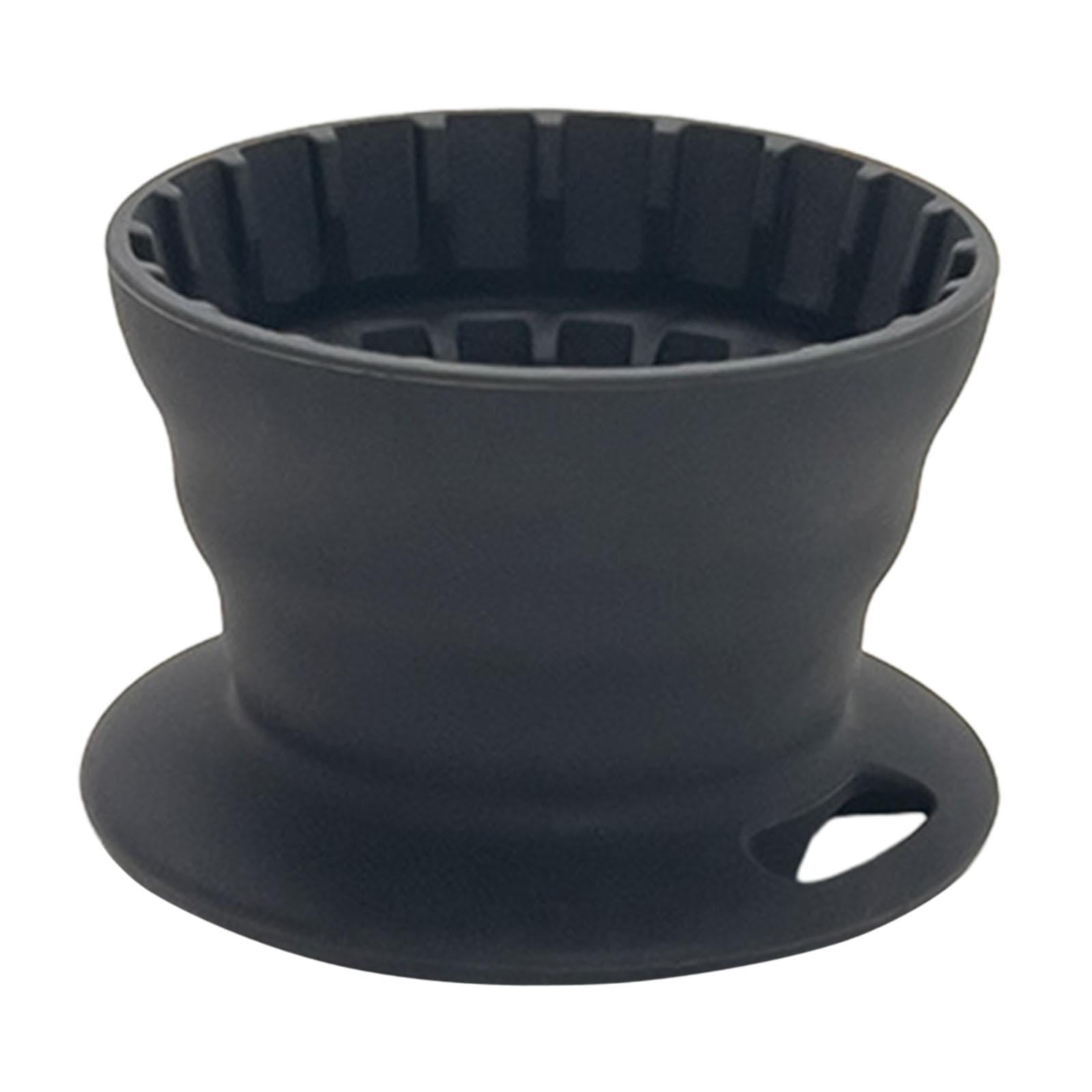 Magideal - Accesorio De Café Con Cono De Gotero De Café Plegable De Silicona, Soporte Para Filtros De Café, Filtro De Café De Silicona Para Senderismo Y Viajes Gris Oscuro