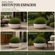 thumbnail image 5 of Macetero Plastico Semi Esfera Premium Diseño a Rayas S blanco, 5 of 9