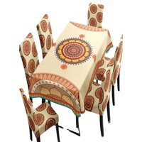 Decoideasemi - Juego De Mantel Más 6 Fundas De Sillas