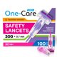 thumbnail image 1 of Lancetas ONE-CARE 30G x 0,7 mm 100 por caja con botón pulsador, 1 of 9