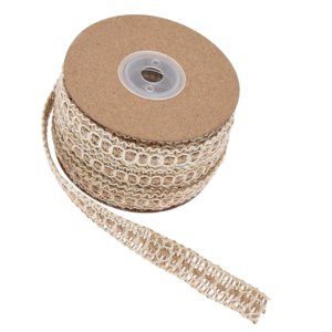 Magideal - Rustic Natural Jute Rope Crafts Sewing Ribbon Diy Hemps Burlap 10/15Meters For Wrapping Supplies Wedding Gift Packag Christmas Decoration J500