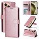 thumbnail image 2 of Funda Cartera para iPhone 16 Pro con Tarjetero, Soporte y Cordón - Protección Oro rosa, 2 of 6