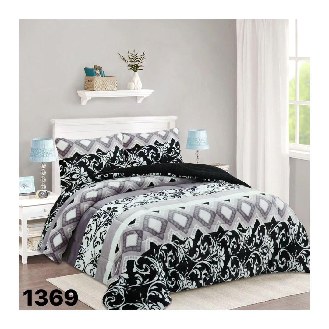 Genérico - Cobertor Chiporro King - Rombos Grises 1369