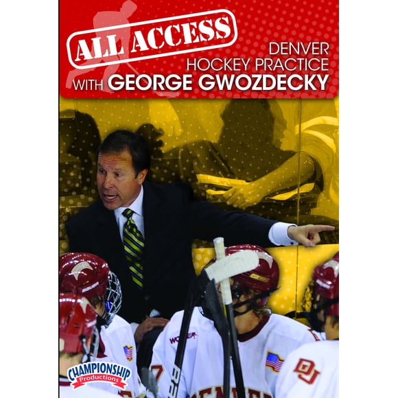 DVD de Práctica de Hockey All Access Denver con George Gwozdecky