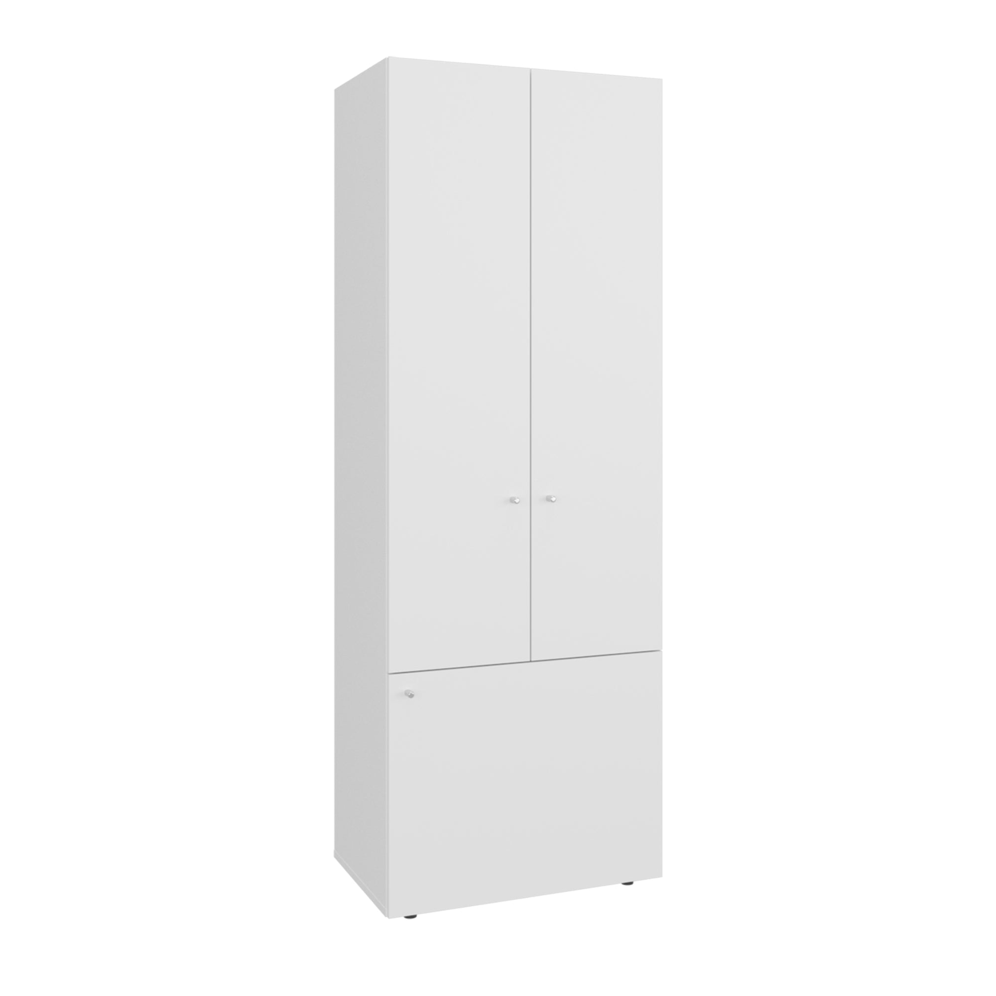 Fmfurniture - Closet 3 Puertas 170x60x40,2 Cm Blanco