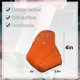 thumbnail image 4 of Protectores de puntera VKEDA de cuero de vaca en gamuza color naranja, 4 of 4