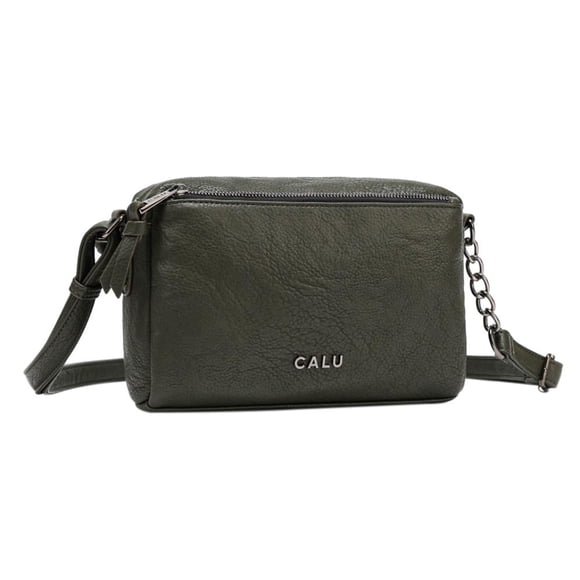 Cartera Mediana Elegante Pixie Verde Musgo Calu