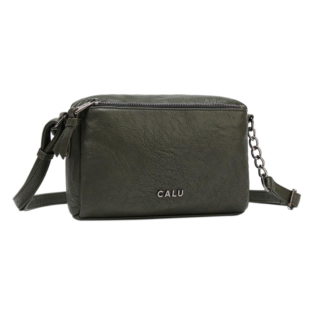 Calu Bags - Cartera Mediana Elegante Pixie Verde Musgo Calu