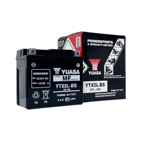 Batería Yuasa Ytx5L-Bs 4Ah 80Cca