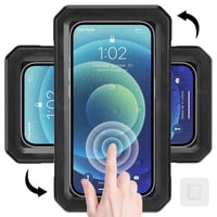 Soporte Para Teléfono De Ducha Obsoorth, Impermeable, Montado En La Pared, Negro