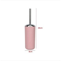 Genérico - Cepillo Limpiador Wc Color Rosado Claro 8X8X38Cm