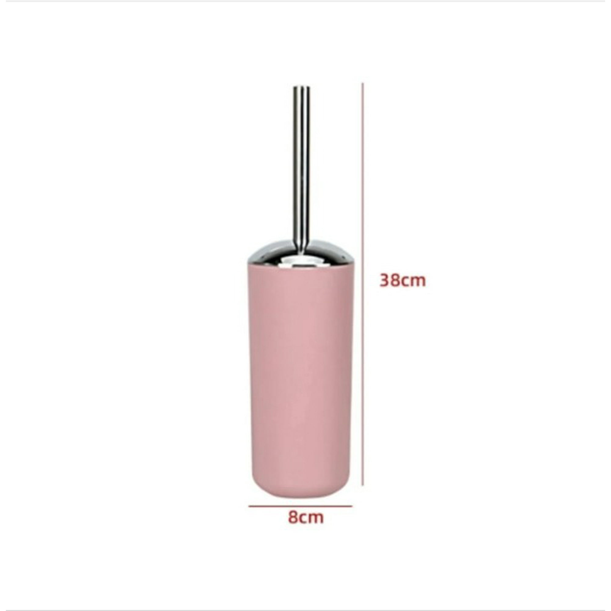 Genérico - Cepillo Limpiador Wc Color Rosado Claro 8x8x38cm