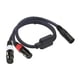 thumbnail image 5 of Cable De Audio XLR De 5 Pines Macho A Doble Hembra De 3 Pines, Cable De Audio Para Cámara De 2 Canales, Cable De Enchufe XLR, 5 of 5