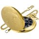 thumbnail image 1 of Reloj de Bolsillo Realpoo 46 mm Dorado con Diseño Floral y Cadena de Cuarzo, 1 of 7