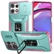 thumbnail image 1 of Funda Armada para Motorola Moto G Play 5G 2025 con Tapa Deslizante y Soporte Magnético Giratorio Verde, 1 of 5