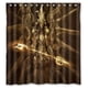 thumbnail image 1 of Cortina de ducha Clockwork Valkyrie con ganchos (167 x 183 cm), 1 of 3