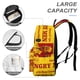 thumbnail image 4 of 12 Hombres en Pugna-theme Backpack, Campus style schoolbag Bookbag with Adjustable Shoulder Straps And Large Zip Compartment, Unisex Travel Bags.42x30x15cm, 4 of 6