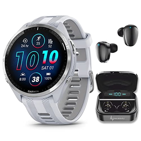 Reloj inteligente Wearable4U Garmin Forerunner 965 47 mm + auriculares