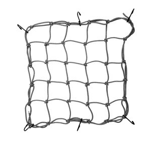 Ioensy - Redes De Carga Para Casco De Motocicleta, Red Elástica Universal Duradera Y Resistente, Color Negro