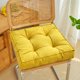 thumbnail image 1 of suxuMhao Cojín de Asiento Cuadrado Grueso 1 Paquete 18x18x4 Pulgadas Cojín de Asiento Amarillo de Lino-algodón para Silla de Oficina Silla de Computadora Silla de Escritorio Cojín Suave para Soporte, 1 of 4