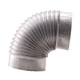 thumbnail image 3 of Codo De Estufa De 90°, Conector De Tubería, Accesorio Multifuncional, Adaptador De Conducto De Humos, Diámetro Interior Del Tubo 15,3 Cm, 3 of 5