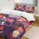 thumbnail image 1 of Overlord Anime Home Bed 3-piece Set Classic Japanese Anime Polyester Wash Student Dormitory Set, 1 of 5