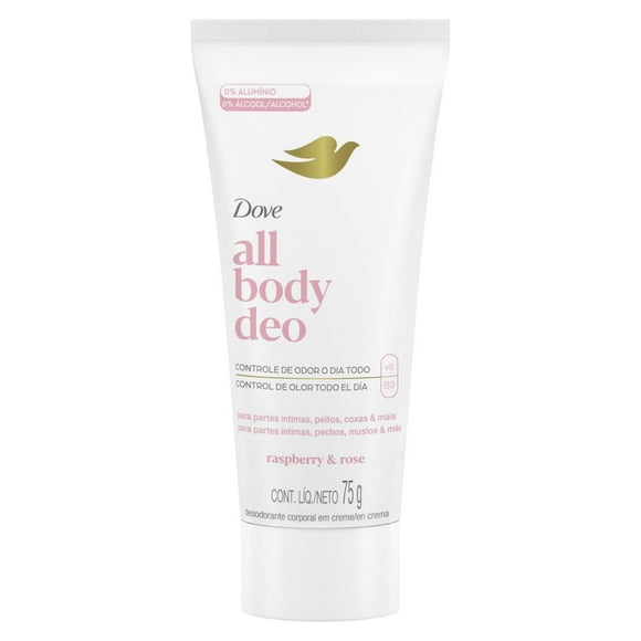 Desodorante Crema Dove All Body Raspberry Mujer, 75 g