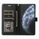 thumbnail image 3 of FOXDOCK Funda tipo Cartera para iPhone 16 Pro – Cubierta de Cuero PU con Múltiples Ranuras, Bolsillo para Efectivo y Correa de Muñeca, 3 of 6