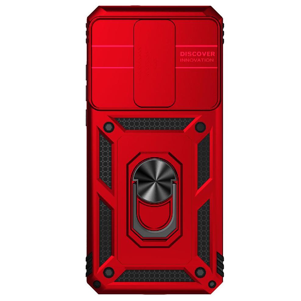 Estuche Gangxun Para Motorola Moto G Play 2021, Soporte Giratorio 360°, Estilo Mecánico Y Magnético