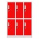 thumbnail image 1 of Locker P0221 Metalico 6 Puertas Rojo, 1 of 4