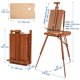 thumbnail image 2 of Caballete VISWIN Ajustable de Madera de Haya – Portátil, 2 of 5
