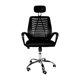 thumbnail image 1 of Silla De Escritorio Escocia Con Apoyo Cabeza Negro, 1 of 2