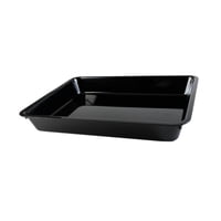 Magideal - Bandeja Para Servir Bandeja Para Servir Tabla De Quesos Rectangular Negra Para Comida Rápida Para Postres Bocadillos Frutas Verduras Entretenimiento 42 X 31 X 6 Cm