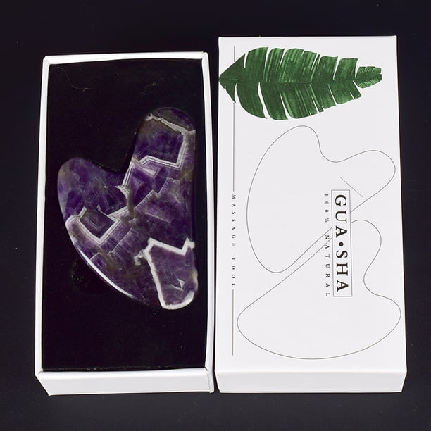 Wholesale Jade Guasha Tool Care Face Massager Natural Stone Crystal Massage Beauty Body Traditional SPA Healing Health Tools
