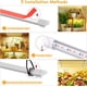thumbnail image 2 of Tiras de luz LED para cultivo, paquete de 4, luces LED para cultivo de plantas de interior, espectro completo, resistente al agua, 10 niveles regulables, 3 modos de funcionamiento, temporizador, lámpa, 2 of 7