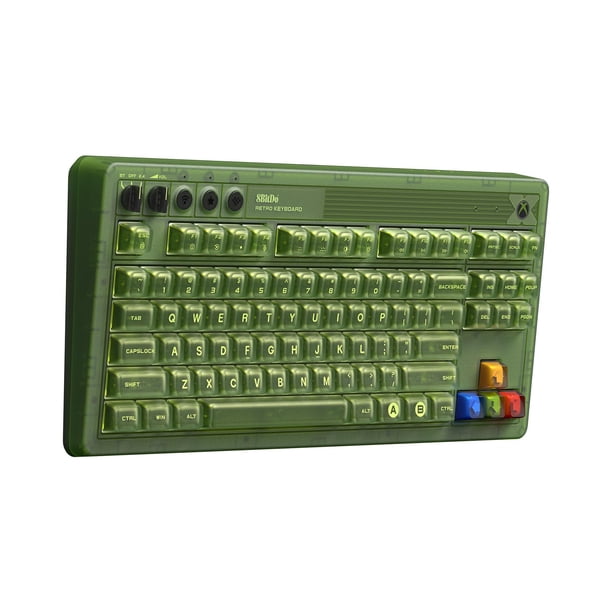 Teclado 8bitDo Retro 8.7 Mecánico RGB Bluetooth Windows | Lider