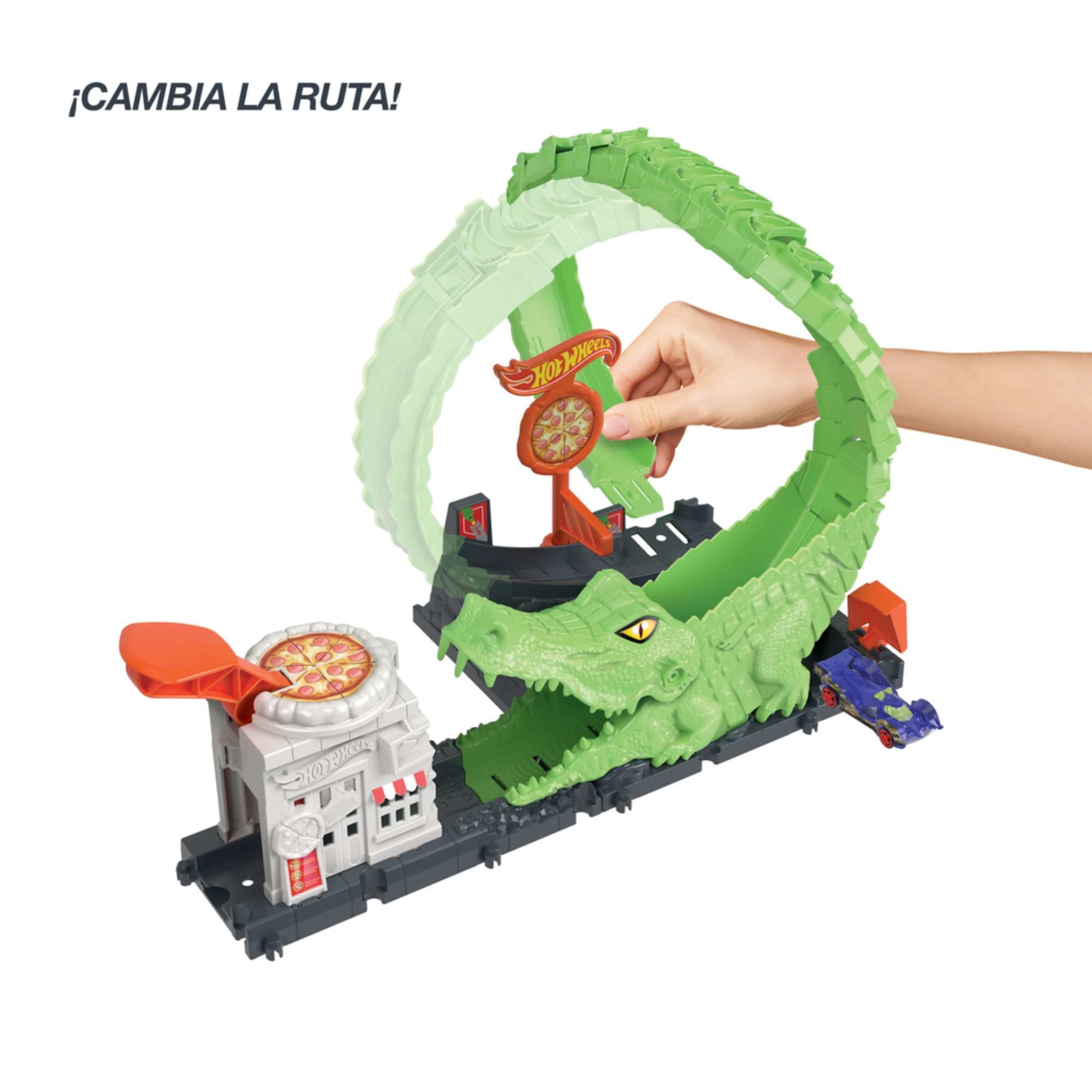 Pistas De Carrera - Hot Wheels City - Némesis Cocodrilo