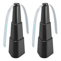 Genérica - 2Pcs Abanico Ventilador Repelente De Moscas Portatil- Color Negro