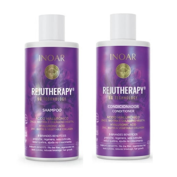 Shampoo y Acondicionador Rejutherapy 5G Technology Ácido Hialurónico 400 Ml