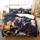 thumbnail image 3 of Gerrit- Zeni-tsu Aga-tsuma -Cute Bed Duvet Cover- Demon Anim-e Slayer Beddin-g Sets 3D Pr-inted Lig-htweight 3 Piece Com-forter Sets 1 Du-vet Cover and 2 Pillo-w Shams for Ki-ds Boys Girls Twin, 3 of 5
