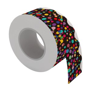 Magideal - Bordes De Tablón De Anuncios Con Patrones Creativos, Pegatinas Bonitas De Colores Brillantes, Tablones De Anuncios Decorativos Para Pared, Hogar, Aula Puntos Coloridos