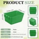thumbnail image 2 of Uxcell Tazas de Jaula, 4.9x3.7x2.4 Pulgadas Comedero para Periquitos Accesorios de Jaula para Pájaros Dispensador de Comida y Agua Colgante, (Verde, 20 Piezas), 2 of 7