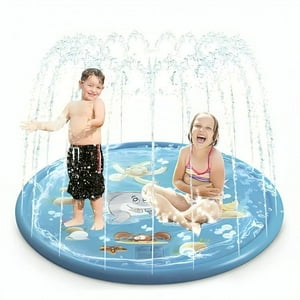 Genérico - Piscina Alfombra Lanza Agua Infantil 100 Cm
