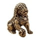 thumbnail image 1 of Estatua De León Chino De Latón, Figura De Mascota De Té, 1x1 Pulgadas, Para Colección De Mesa Auxiliar Izquierda, 1 of 3