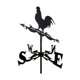 thumbnail image 4 of Retro Metal Veleta Veleta Veleta Indicador Dirección Viento Gallo, 4 of 5