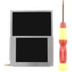 thumbnail image 1 of Pantalla LCD, pieza de repuesto de pantalla duradera con destornillador para consola 2DS., 1 of 7