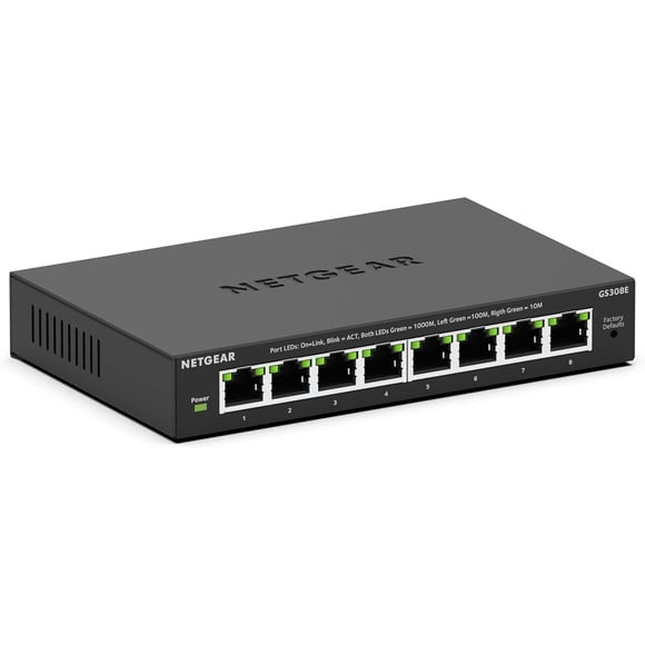 Switch Netgear GS308E 8 Puertos Gigabit Gestionado