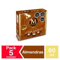 Helado Paleta Mini Almendras Caja 300 Ml Magnum