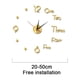 thumbnail image 2 of Reloj de pared DIY con espejo silencioso, reloj de pared, adornos para sala de estar, hogar y oficina., 2 of 5